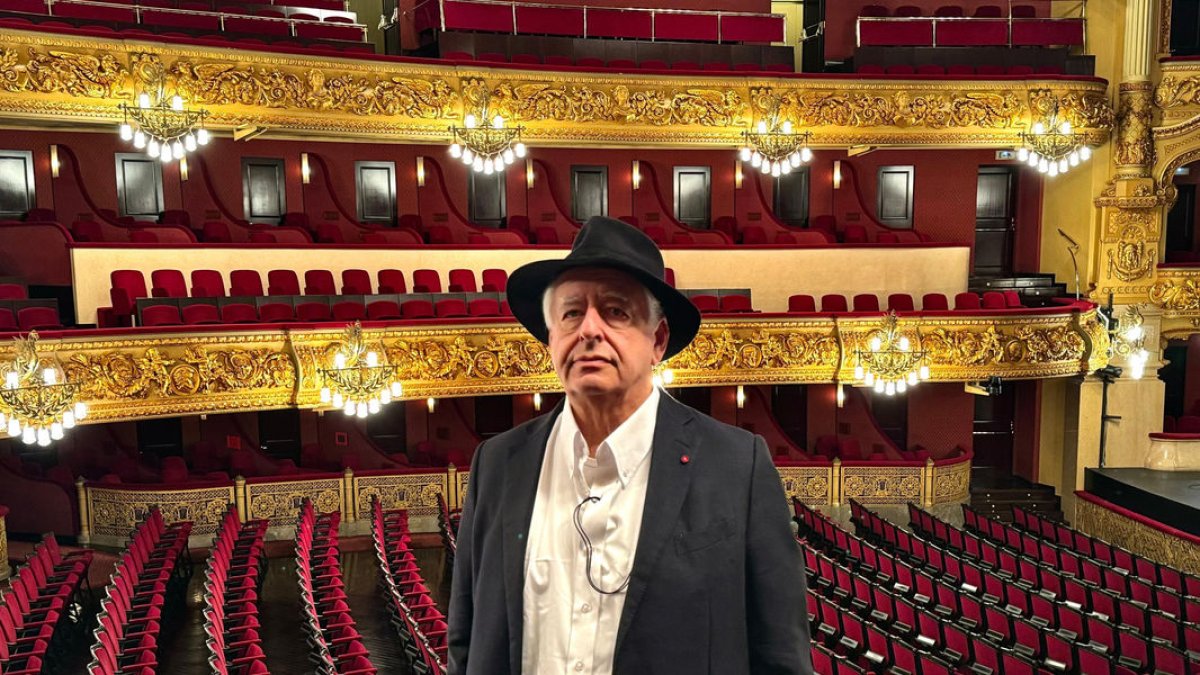L’artista sud-africà William Kentridge, ahir al Liceu. - EUROPA PRESS