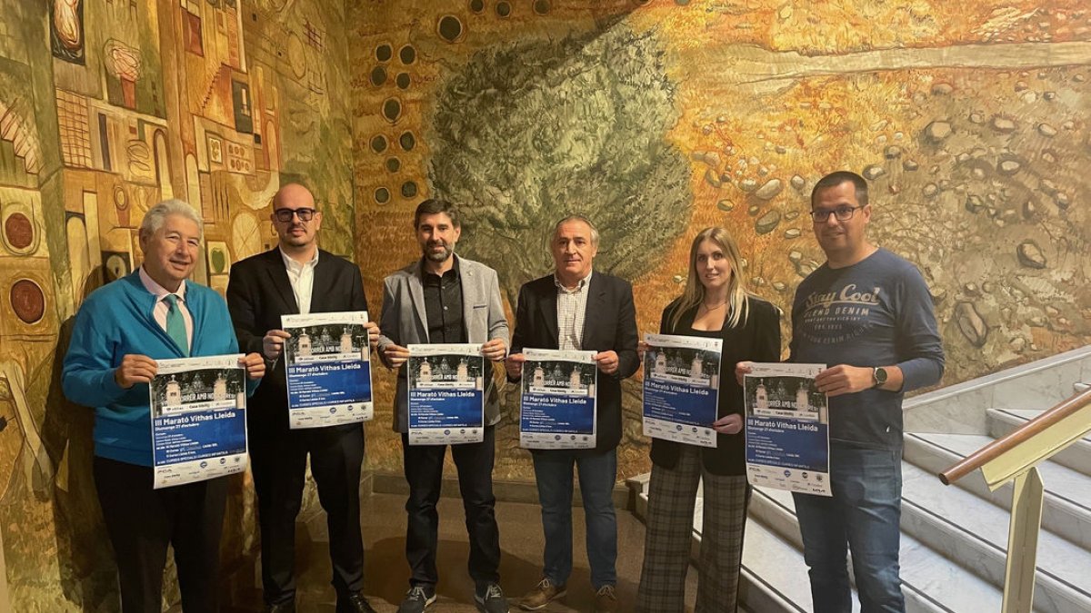 La prueba se presentó ayer en la Diputación. - DIPUTACIÓ DE LLEIDA