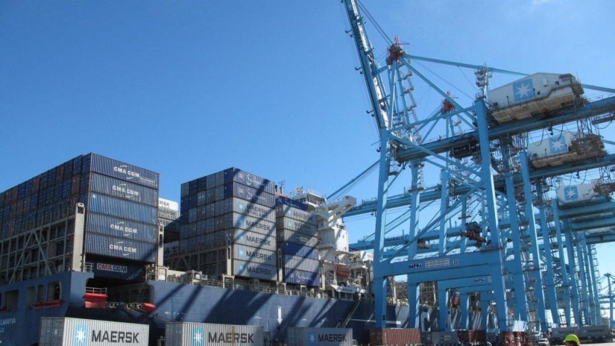 Els ports són una de les principals portes de sortida de les exportacions de tot Catalunya. - EUROPA PRESS