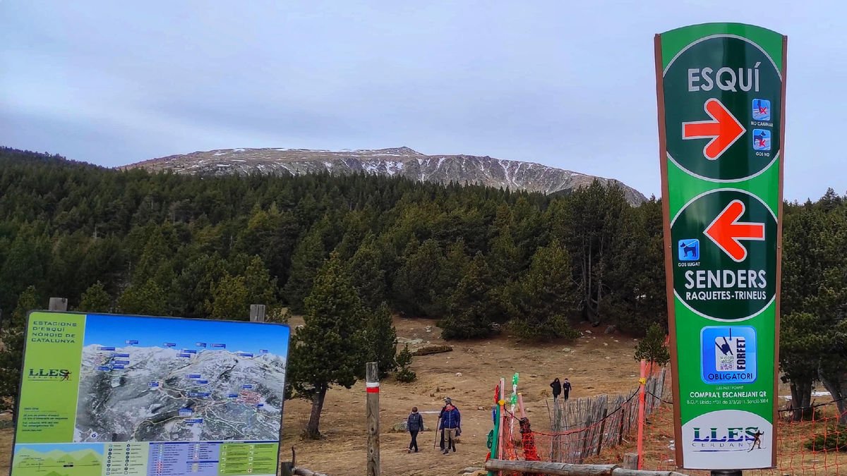 Vista general de l’estació de Lles de Cerdanya. - FDS
