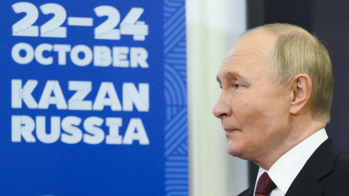 El president rus, Vladímir Putin, acull a Kazan la cimera dels BRICS. - KRISTINA KORMILITSYNA / PHOTOHOST / DPA