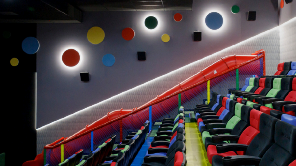 La sala de cine para los más pequeños. 