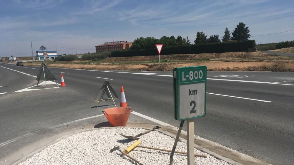Obras de remodelación de la L-800 a cargo del consistorio. - SEGRE
