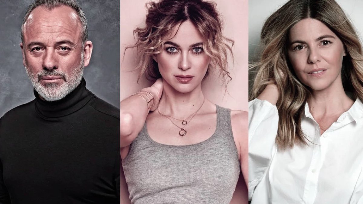 Javier Gutiérrez, Marta Hazas y Manuela Velasco son los protagonistas de la serie La Agencia.