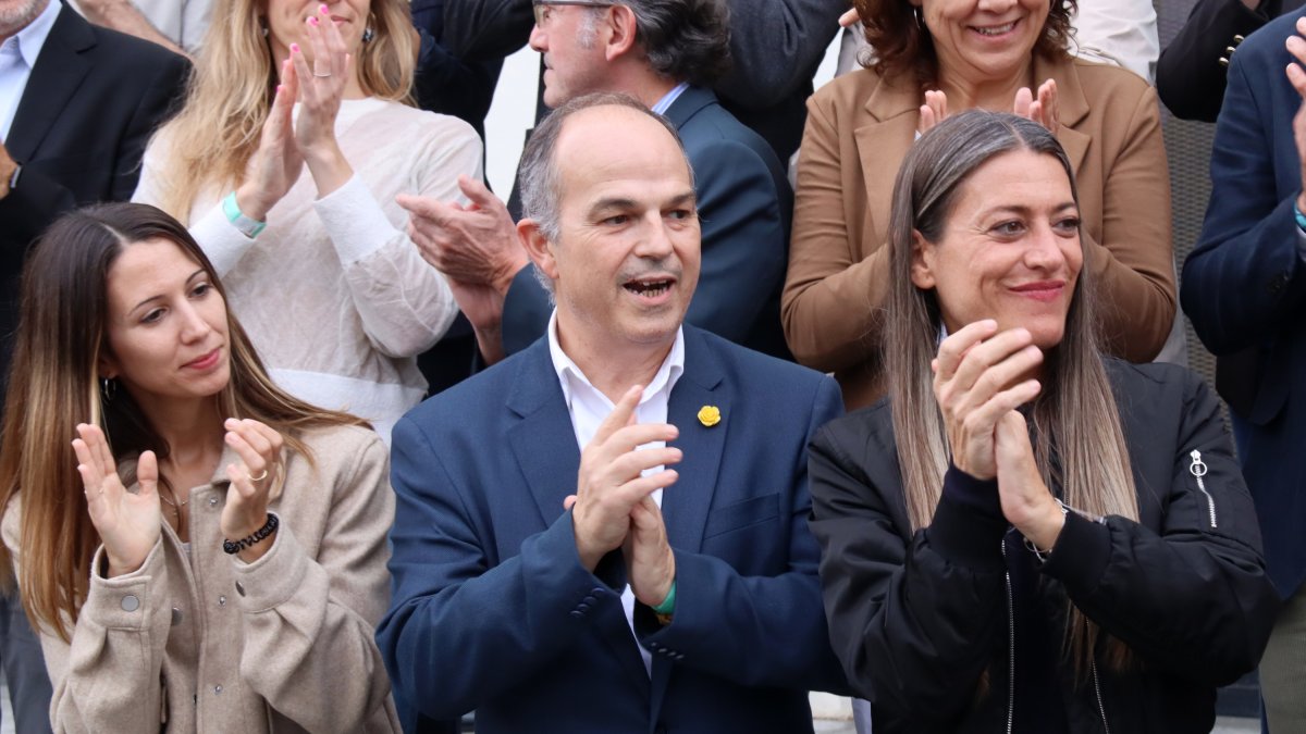 Judith Toronjo, Jordi Turull i Míriam Nogueras aquest dissabte al congrés de Junts