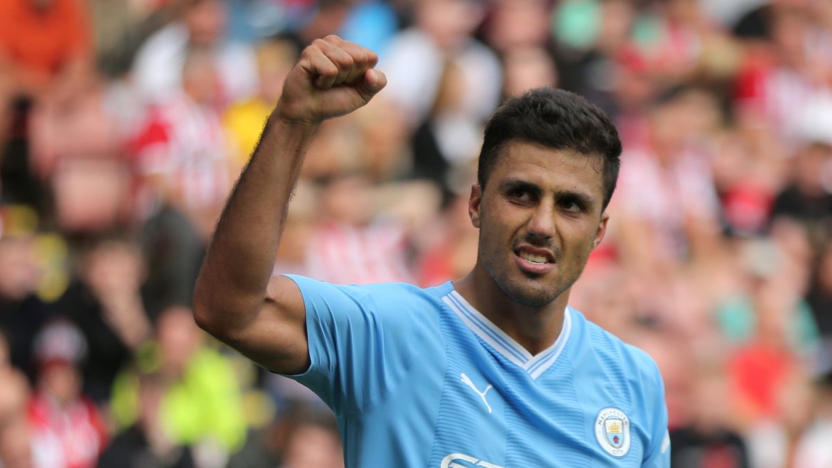 Rodri, jugador del Manchester City. EFE/EPA/ASH ALLEN