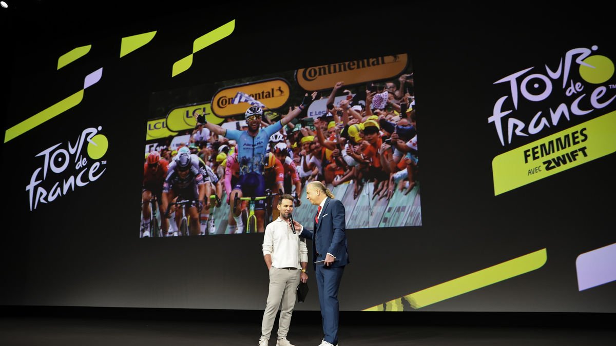 El britànic Mark Cavendish, en la presentació d’ahir. - EFE