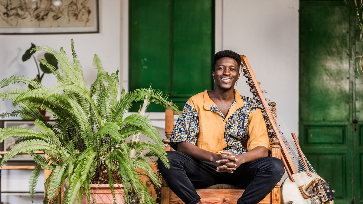 El músic i compositor senegalès Momi Maiga, intèrpret de kora, el dia 15 a l’Espai Orfeó. - CIRCUIT FOLK