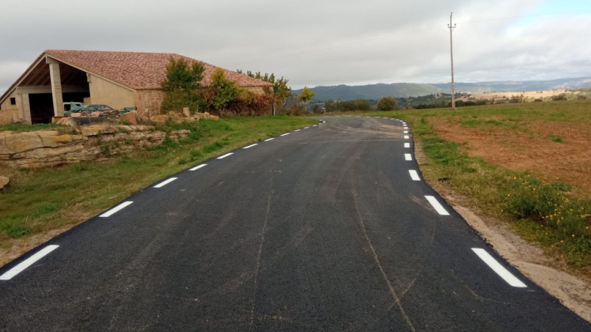 Un dels trams de camí millorats a Riner. - AJUNTAMENT DE RINER