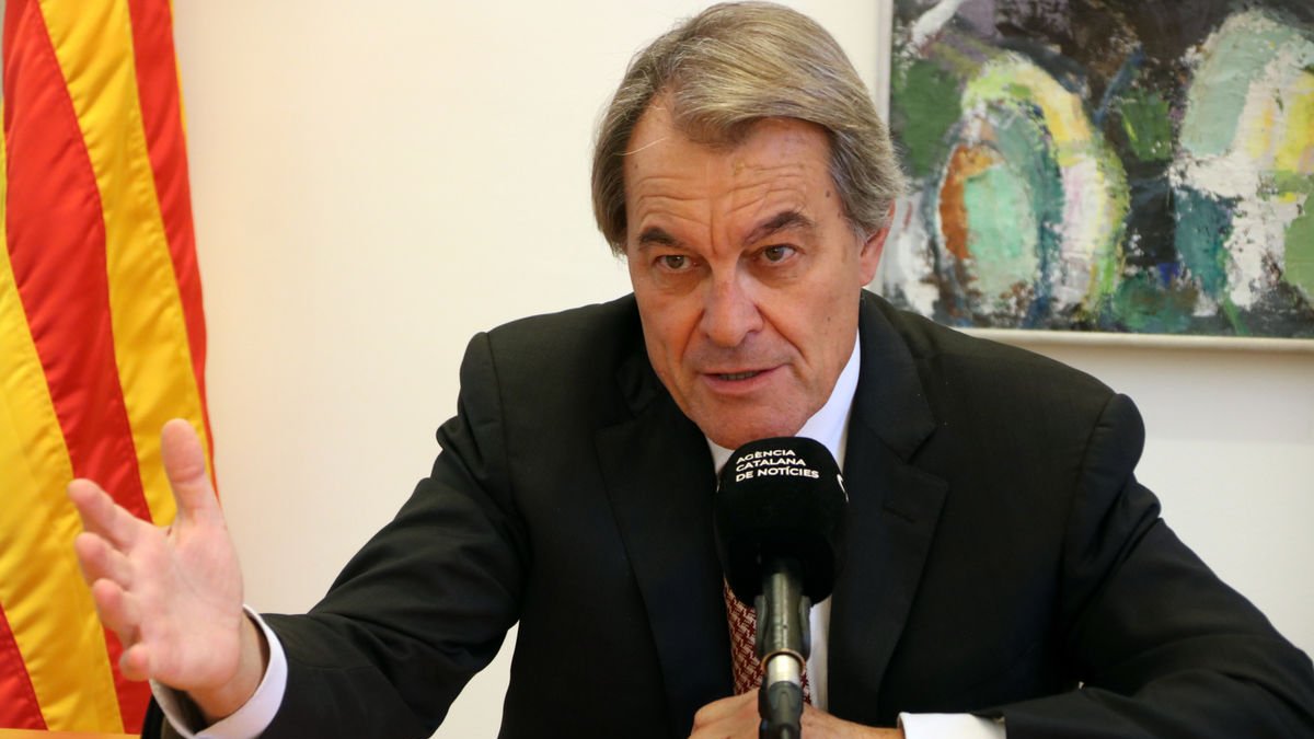 L’expresident Artur Mas, durant l’entrevista. - ACN