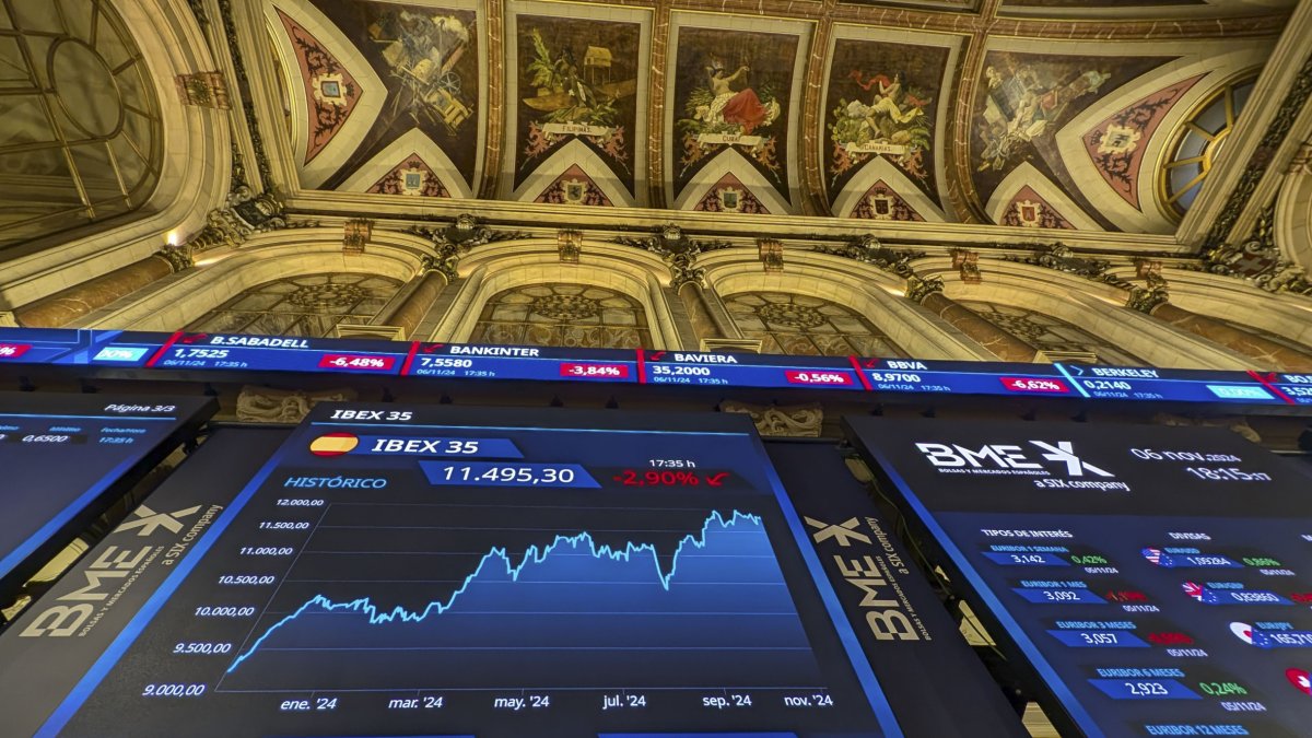 La borsa espanyola va baixar ahir el 2,9%, la caiguda més pronunciada des de mitjans de març del 2023