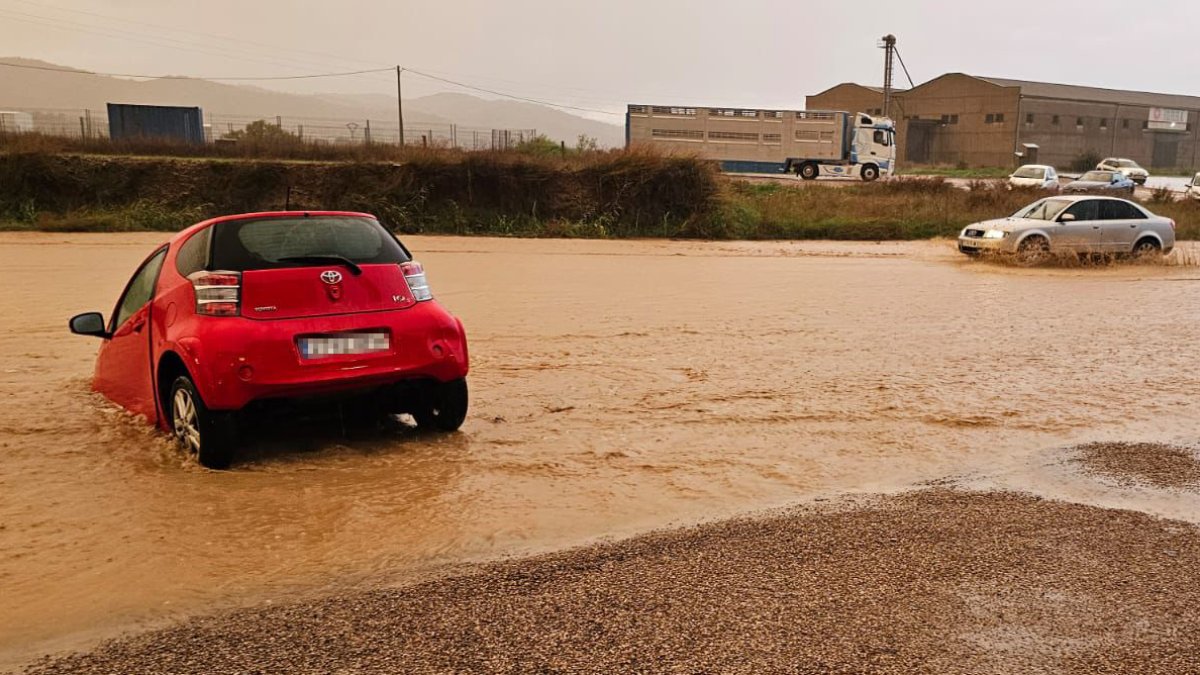 Tromba de agua en Torà, con 66 l/m2