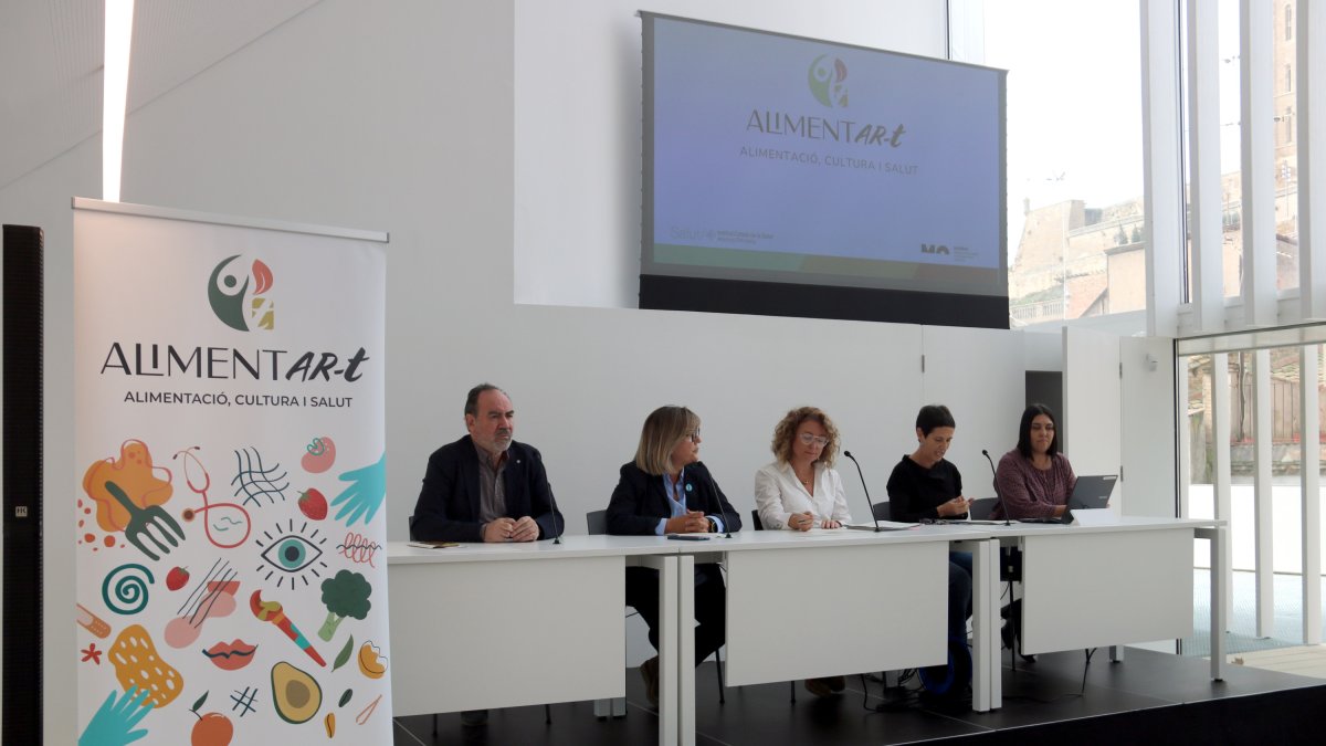 Presentación del proyecto 'AlimentAR-T' en el Museu Morera de Lleida.