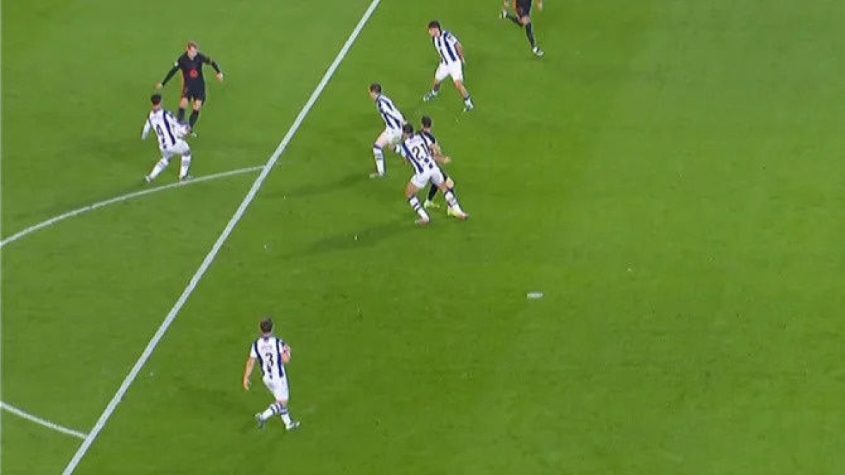 La captura de imagen que demuestra que no era fuera de juego. - @ARCHIVOVAR