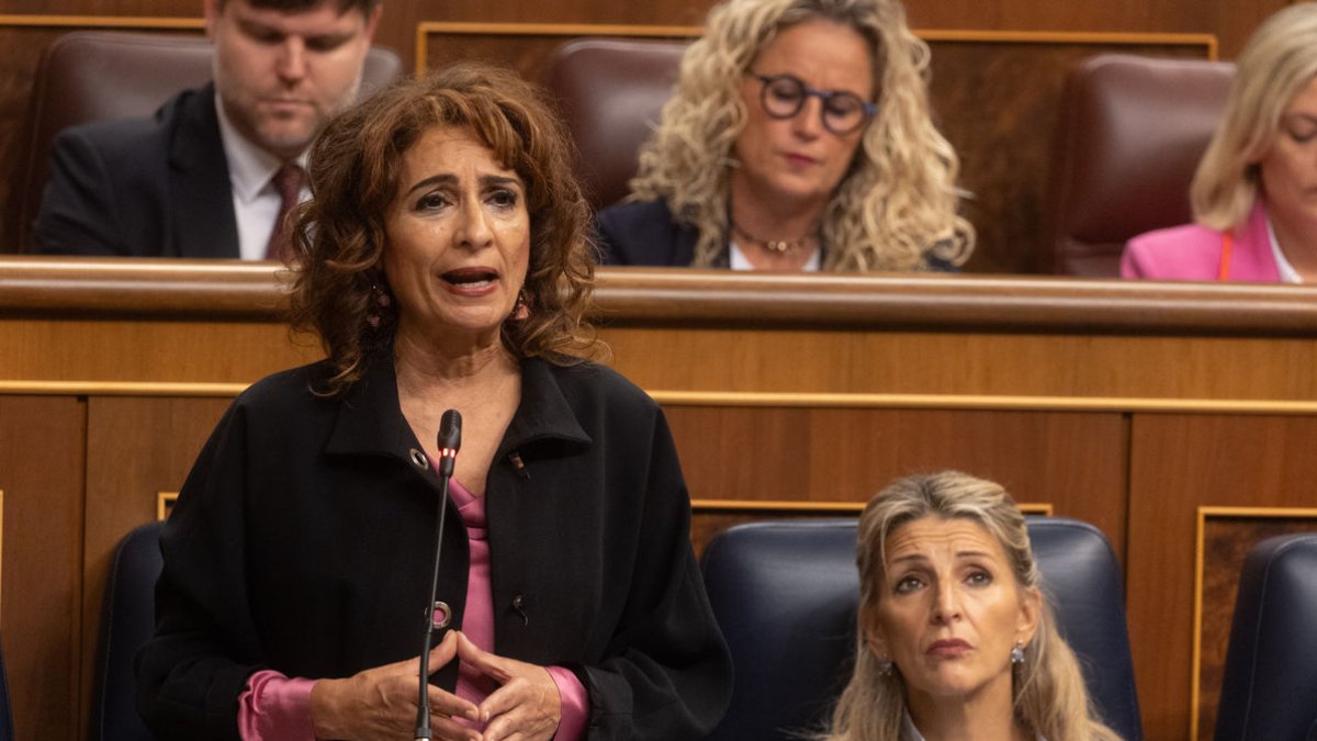 La vicepresidenta i ministra d’Hisenda, Maria Jesús Montero. - EUROPA PRESS