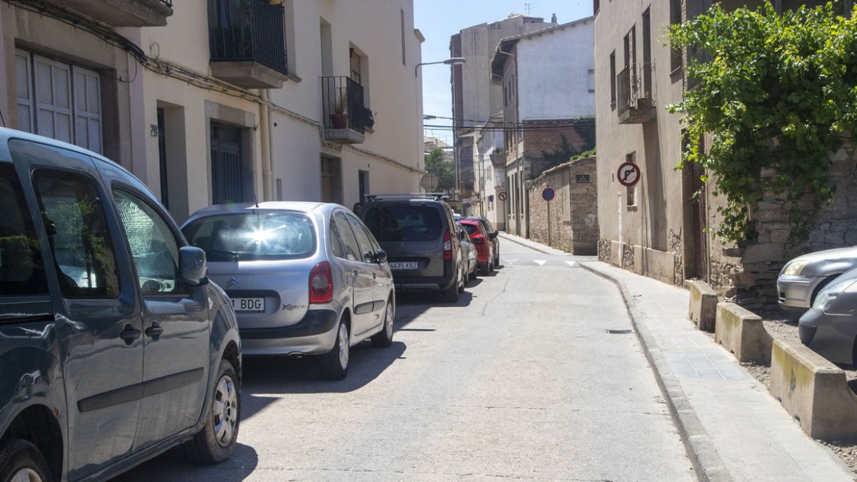La calle de Raimond será de plataforma única. - LAIA PEDRÓS