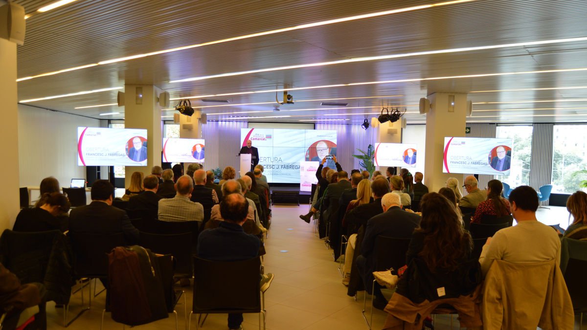 Un dels parlaments de la trobada d’ahir a Barcelona. - ACPC