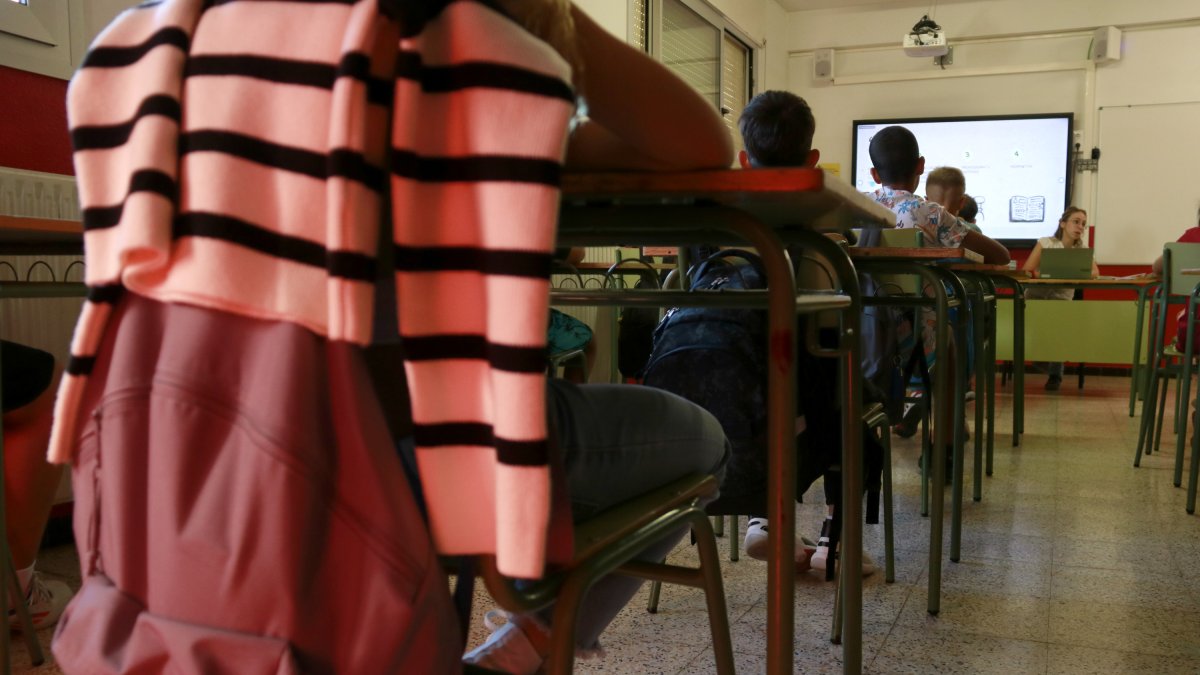 Una clase de ESO del instituto Tierras de Ponente de Mollerussa.