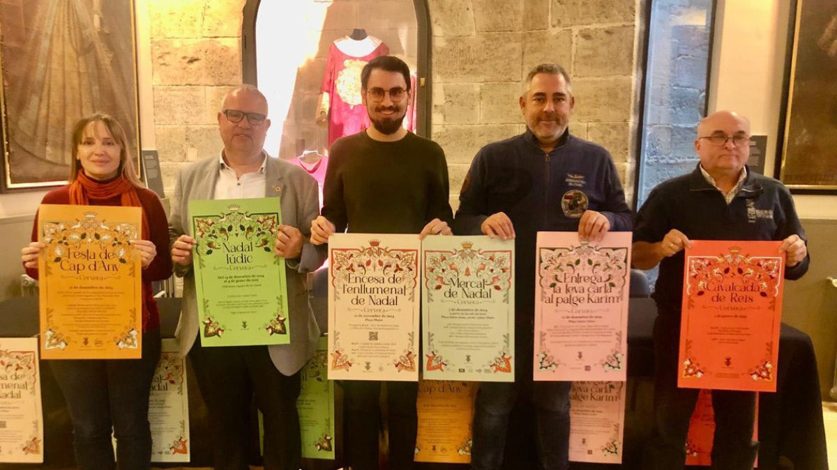 Presentación ayer de las actividades en Cervera. - LAIA PEDRÓS