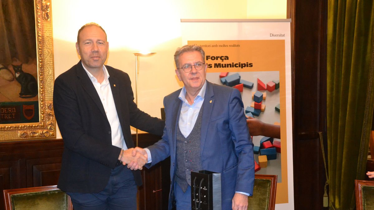 El conseller d'Esports, Berni Álvarez, visita la diputació de Lleida - DIPUTACIÓ DE LLEIDA