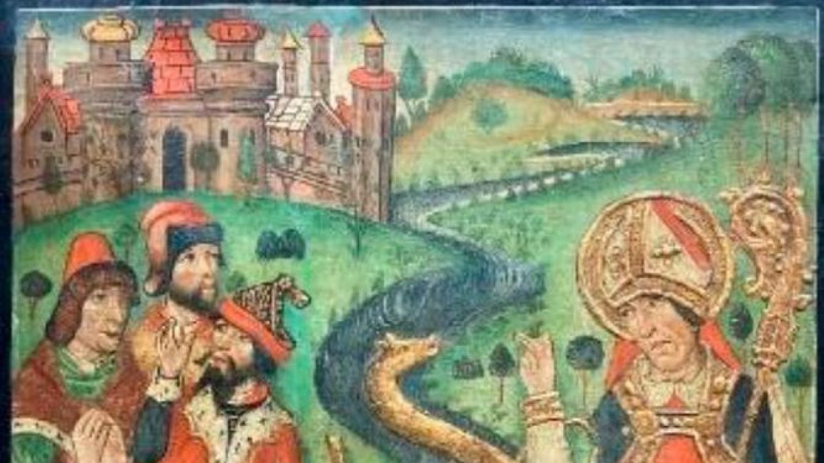 ‘Miracle de Sant Martí’, tabla procedente del retablo de Escalarre. - DEPARTAMENTO DE CULTURA