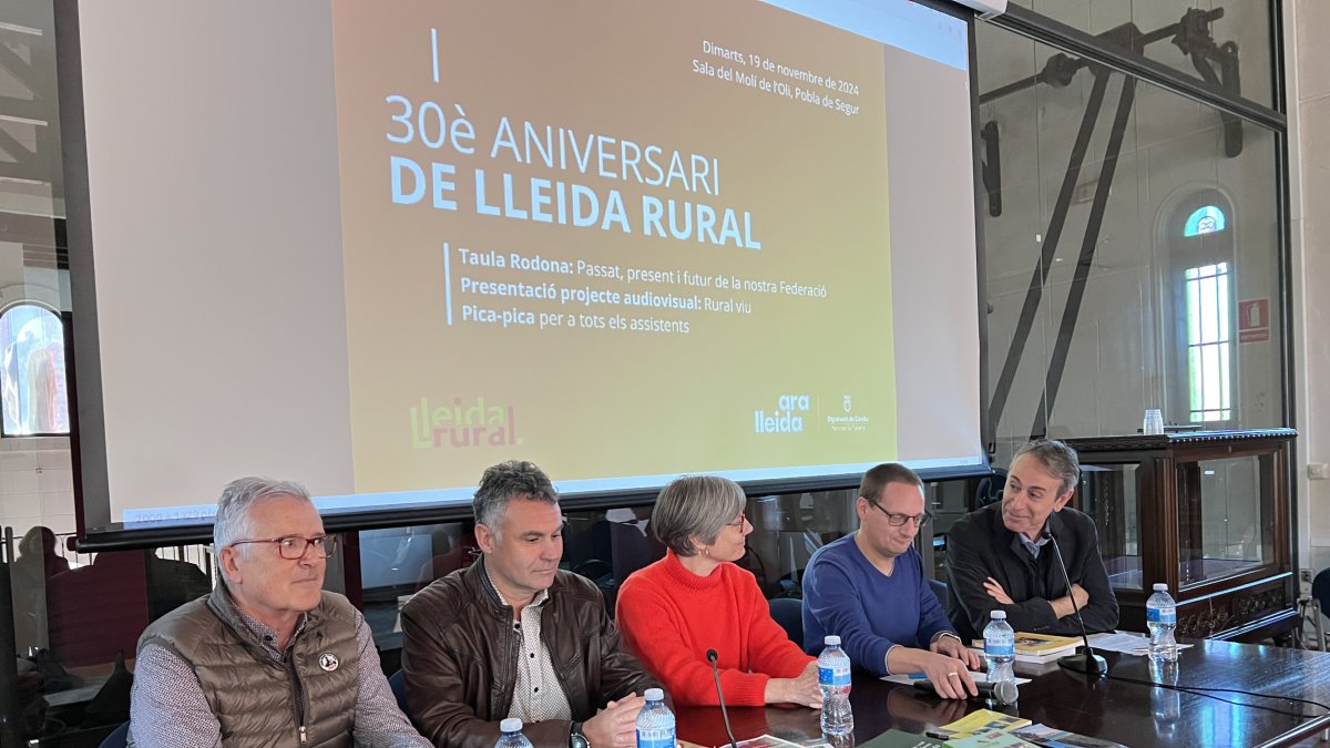 Jornada de celebración los 30 años de la Federació de cases rurals de Lleida, en la Pobla de Segur.