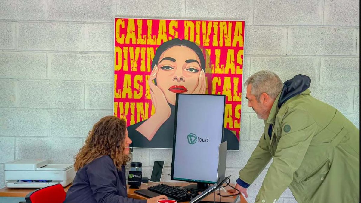 Brooke Mrad en su nuevo espacio de trabajo en el CEI. - CEDIDA