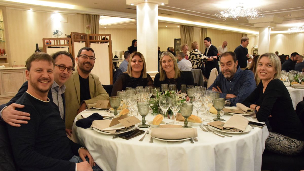 Los empresarios celebraron la cena en el Hotel Andria de La Seu. - C.SANS