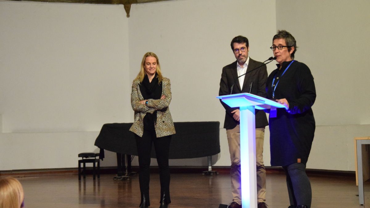 Urgell Escribà, directora de Integra Pirineus, ayer en La Seu. - C. SANS