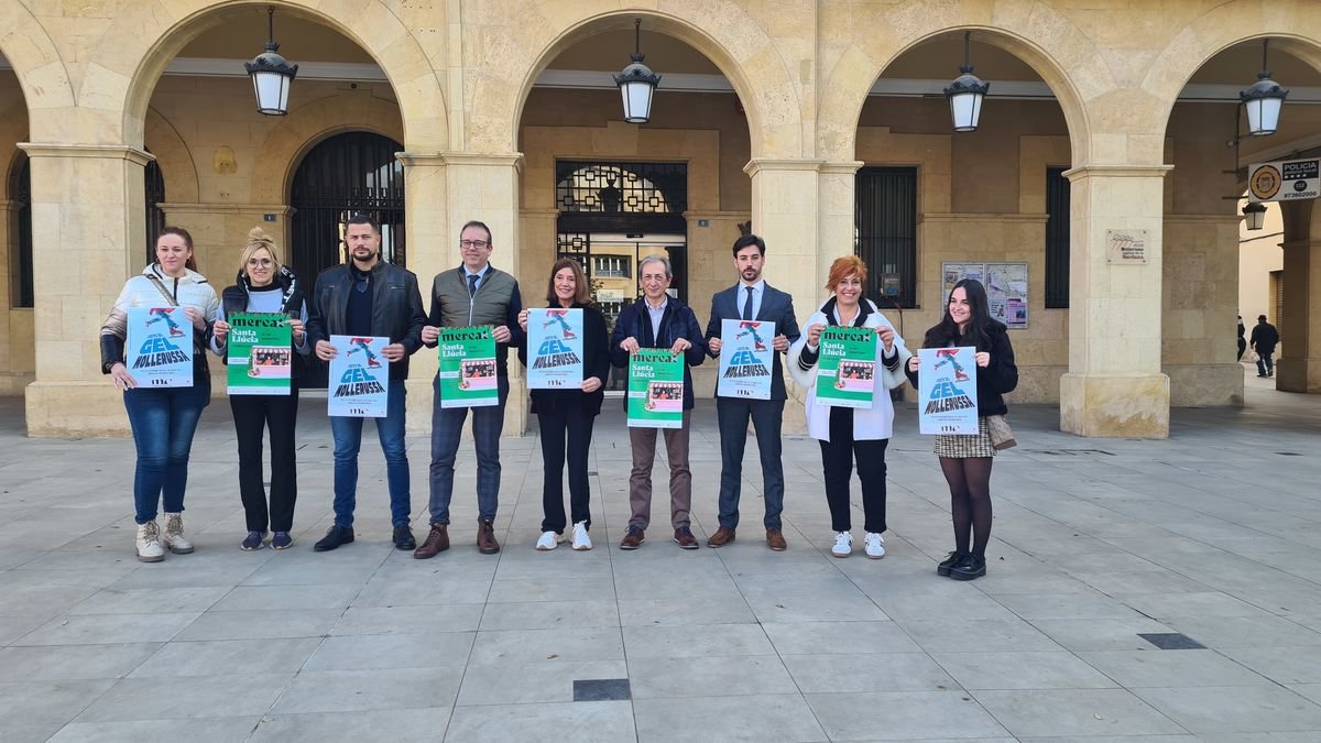 La presentació de les activitats de Nadal a Mollerussa, ahir al consistori. - J.GÓMEZ