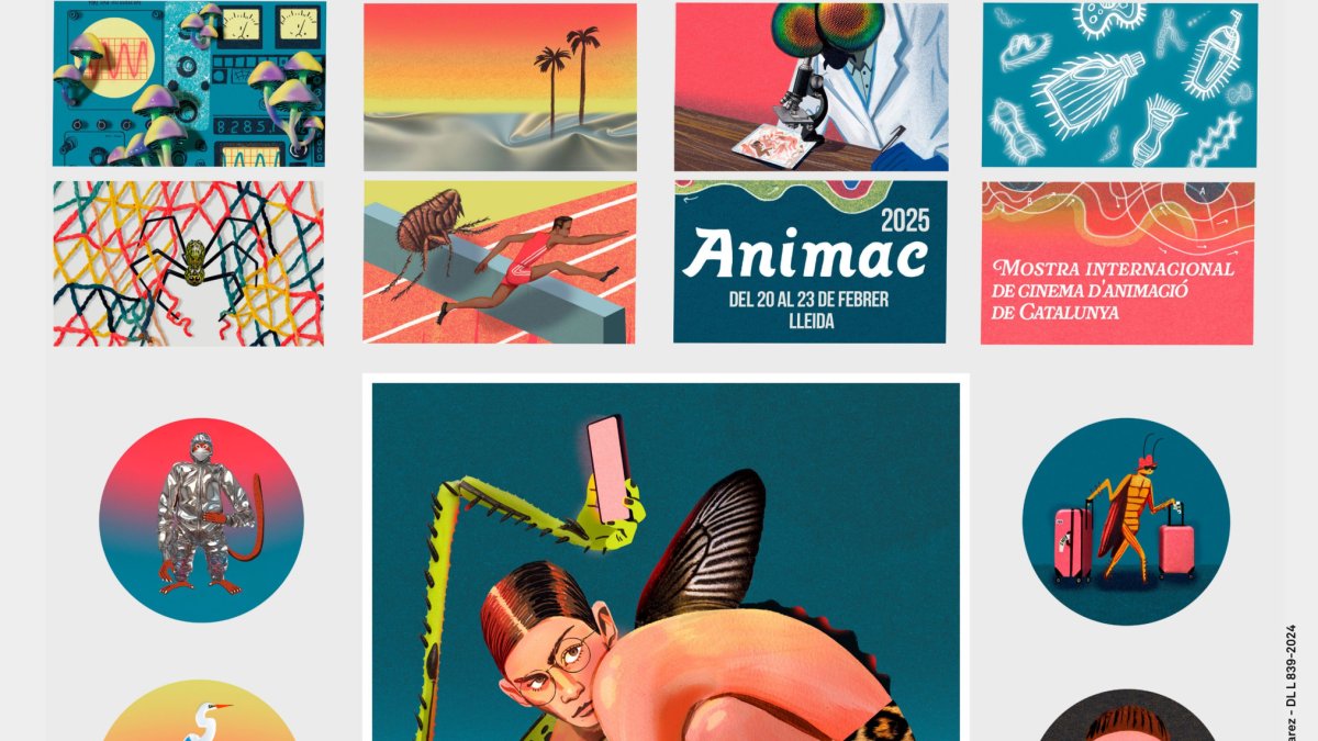 Un fragmento de la 29.ª edición de Animac, obra de Rocío Álvarez.