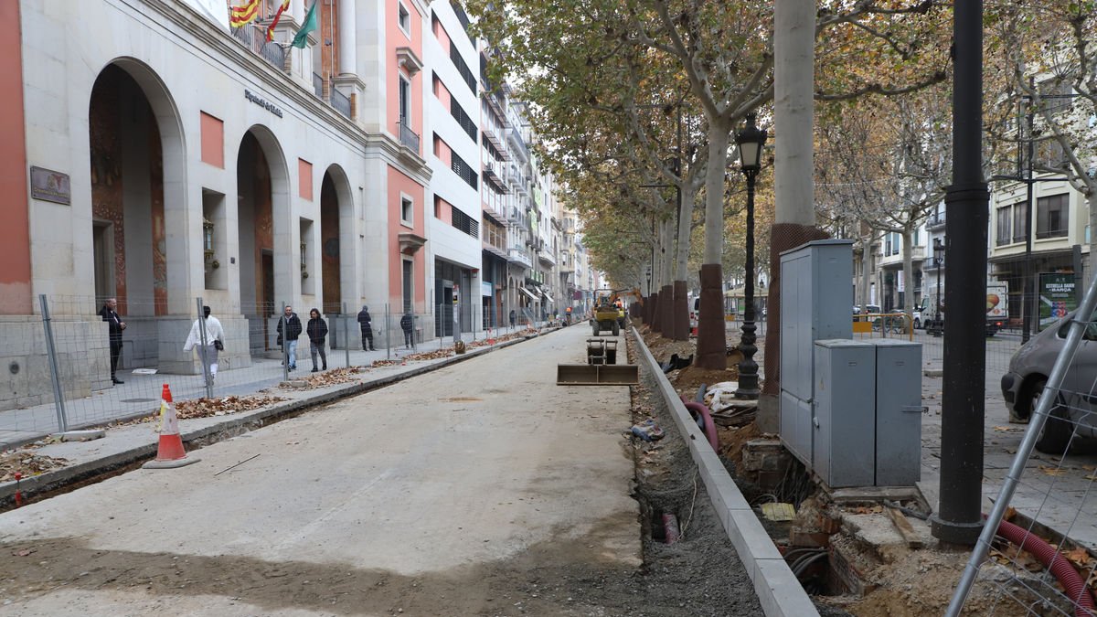 Las obras ya muestran cómo será la nueva Rambla Ferran - MAGDALENA ALTISENT