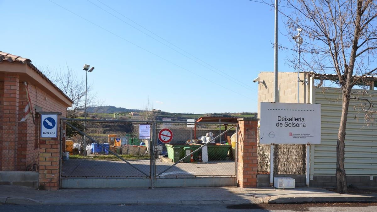 Imatge d’arxiu de l’actual deixalleria de Solsona. - A. S