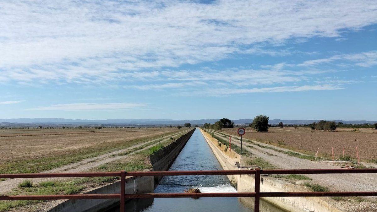 Imatge d'arxiu del Canal d'Urgell.