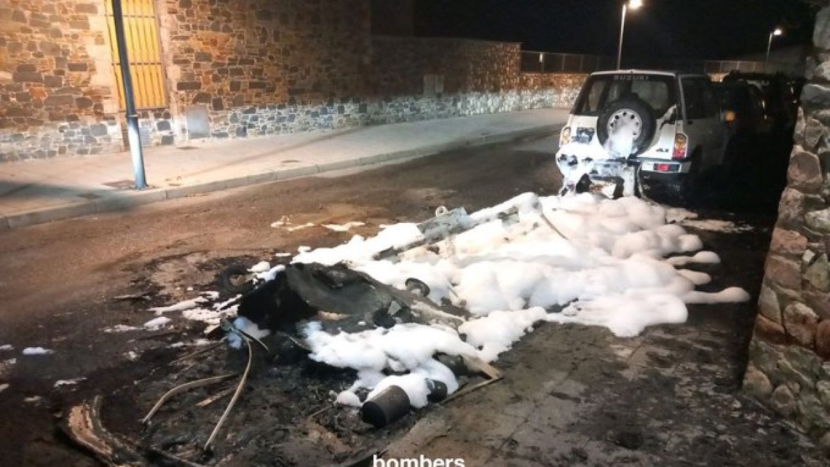 Incendis calcinats la matinada d'aquest dijous a la Seu d'Urgell.