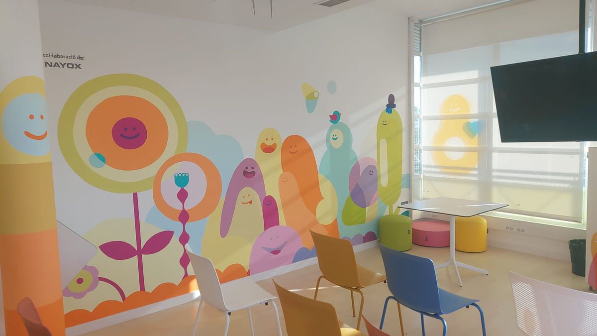 El nou espai lúdic de Pediatria s’inaugurarà dilluns.