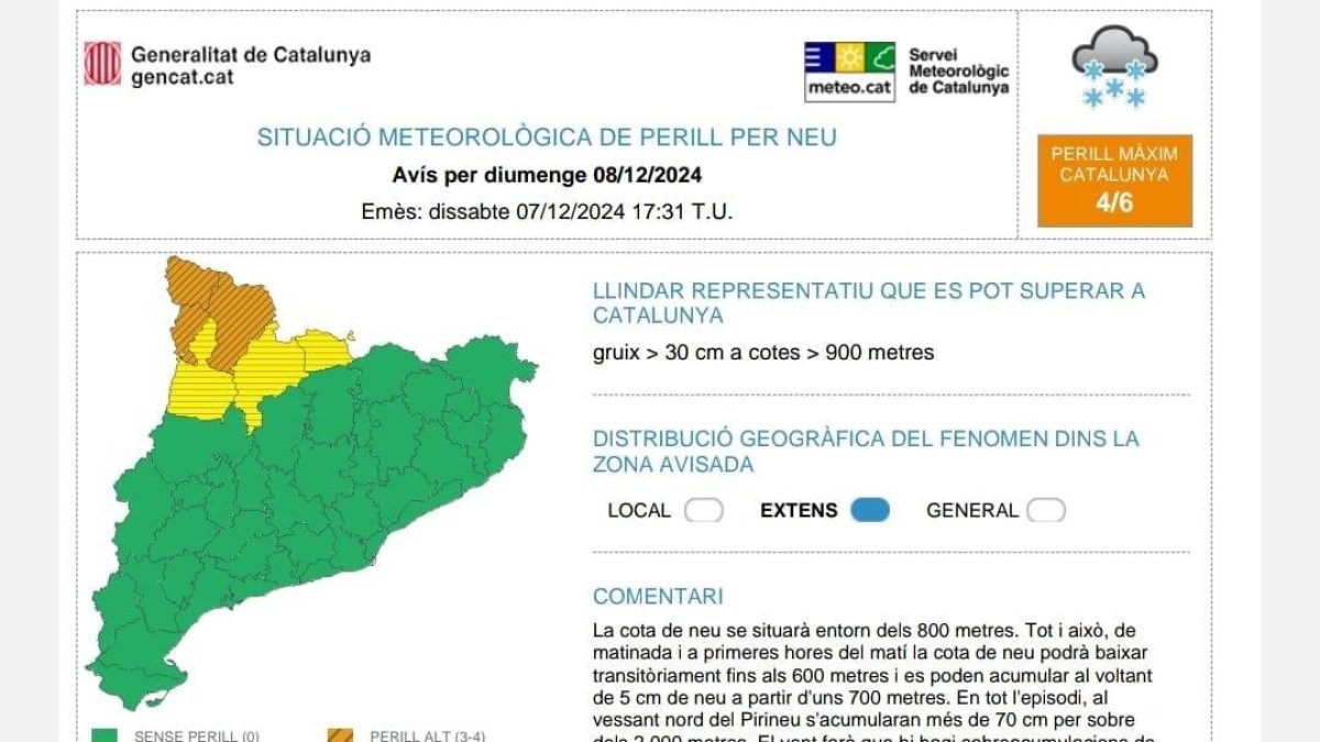 Previsió de neu