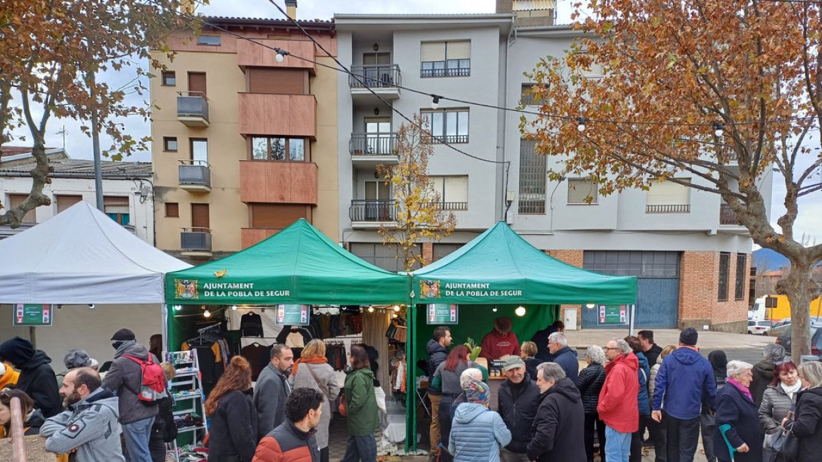 El recinte firal va estar freqüentat des de l’obertura al matí fins ben entrada la tarda.