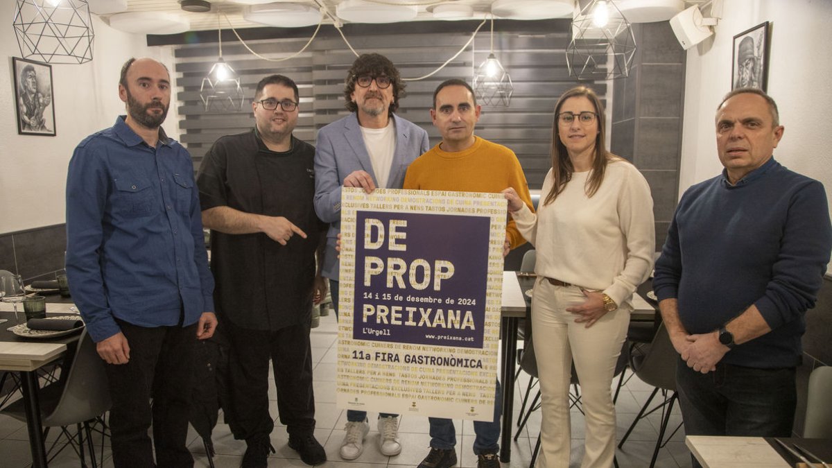 El certamen se presentó el día 5 de diciembre en el restaurante L’Estoneta, que cumple 35 años. - LAIA PEDRÓS