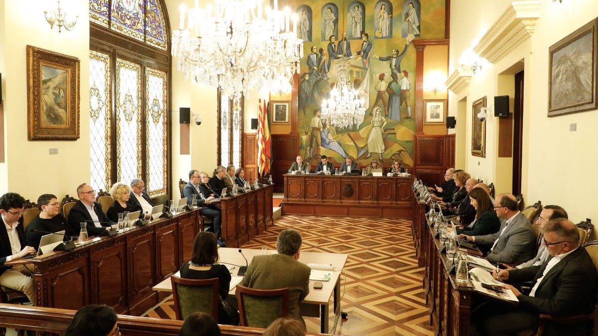 Imatge d’arxiu d’un ple provincial. - SEGRE