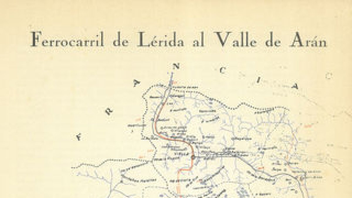 Eth tren deth Ribagorçana. Luis Rouviere signèc en 1901 eth projècte deth tren de Lhèida tà Les. - CEDIDA/MUSEUS DERA VAL D’ARAN