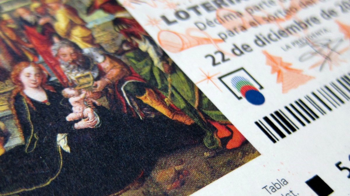 Un décimo de la lotería de Navidad 2024.