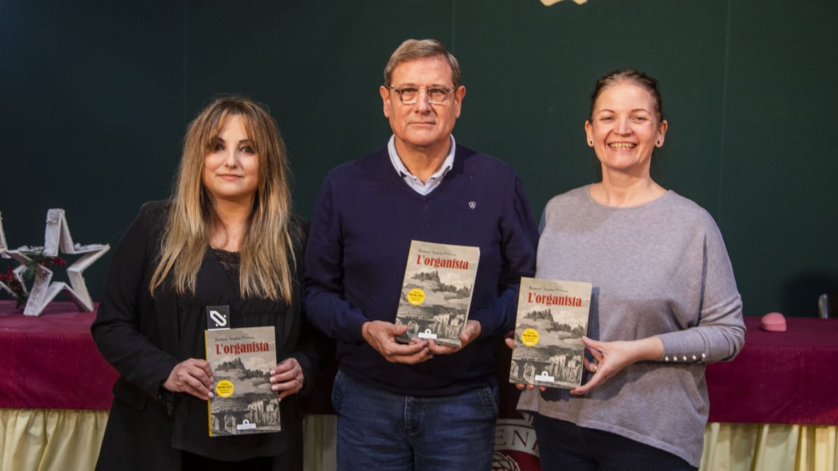 La novel·la ‘L’organista’ és obra de Ramon Tomàs, d’Abrera. - LAIA PEDRÓS