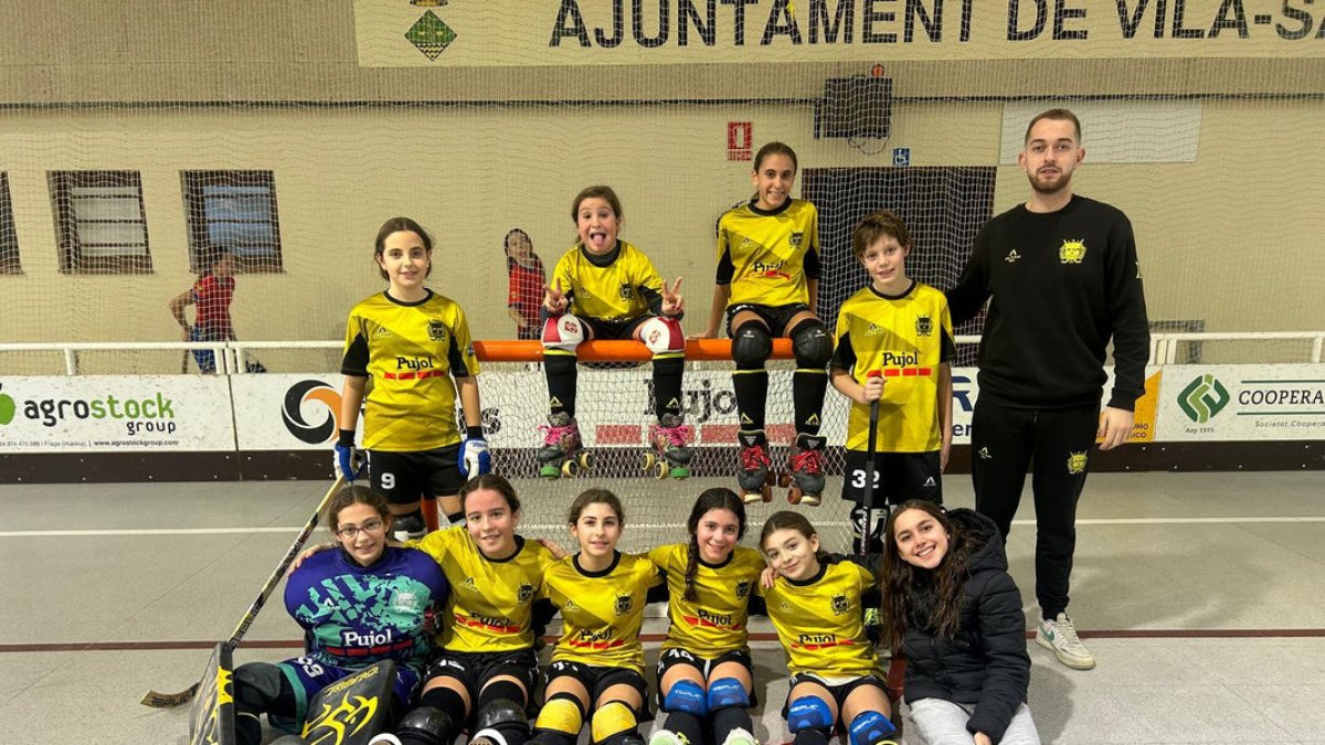Plantilla de l’equip FEM 13 del Vila-sana.