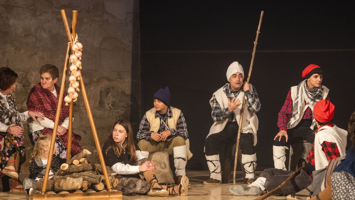 En Cervera, la obra se trasladó por obras en el Gran Teatre. - LAIA PEDRÓS