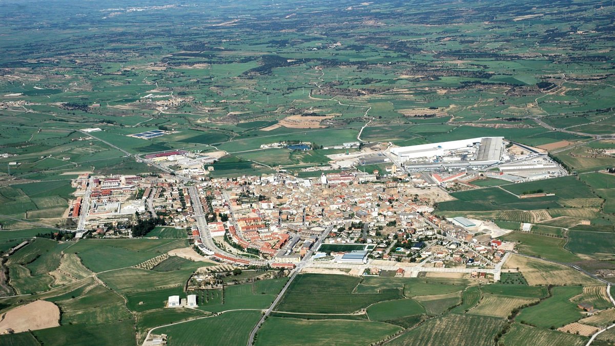 Vista panorámica de la población de Guissona, en la Segarra. - TURISME DE LA SEGARRA