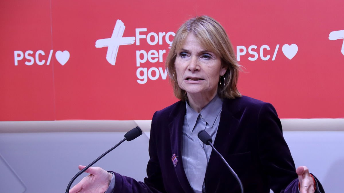 La viceprimera secretària i portaveu del PSC, Lluïsa Moret. - NICO TOMAS/ACN