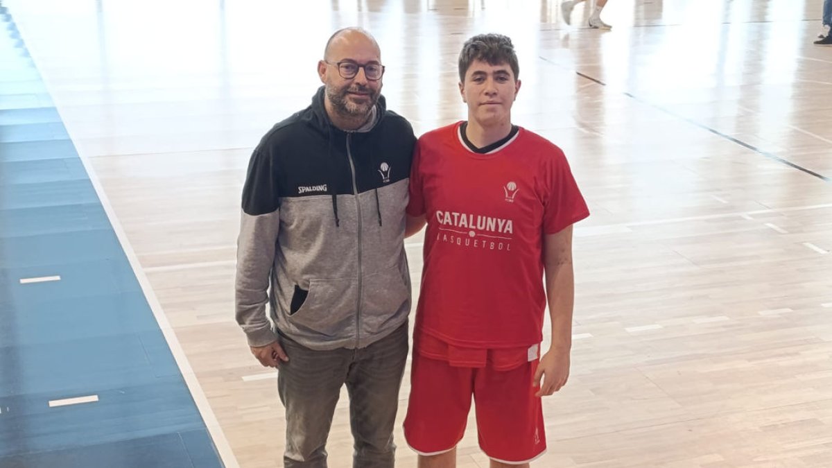 Sergi Llurba i Biel Brugal, dos dels representants a l’Estatal.