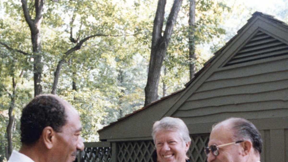Carter ayudó en los acuerdos de paz entre Egipto e Israel. - EFE/EPA/KARL H. SCHUMACHER / JIMMY CARTER LIBRARY