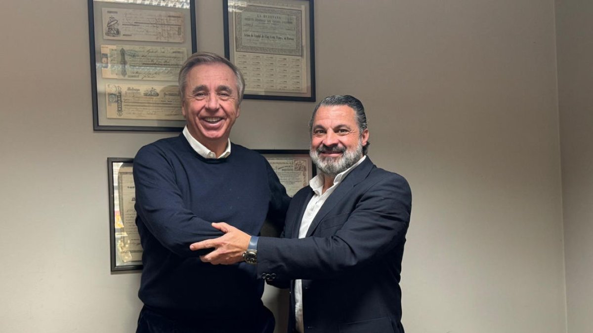 El director de Rodi, J. Esteve, i el CEO de Salco, A. Salinas. - RODI MOTOR SERVICES